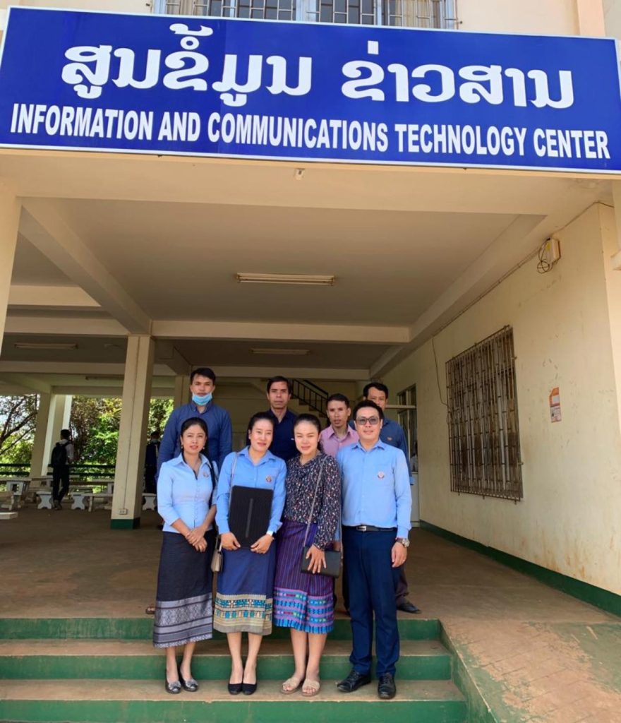 ປຶກສາຫາລື ການສ້າງປຶ້ມ EBook ຮ່ວມກັນກັບ ສູນຂໍ້ມູນຂ່າວສານ, ມະຫາວິທະຍາໄລ ຈຳປາສັກ, ຊຶ່ງໄດ້ຈັດຂຶ້ນໃນວັນທີ 30 ກໍລະກົດ 2020, ທີ່ນະຄອນປາກເຊ, ແຂວງຈໍາປາສັກ